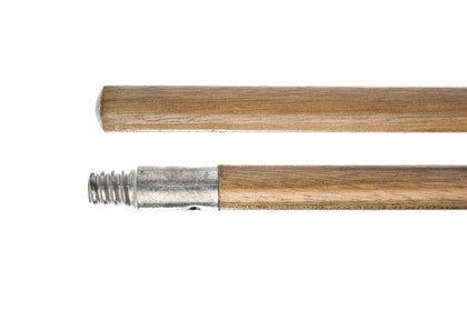 Wooden with Metal Threaded Handle The Custodian Commercial Sanitation & Industrial Maintenance Products