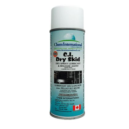 CI DRY SKID Teflon Lubricant Spray The Custodian Commercial Sanitation & Industrial Maintenance Products