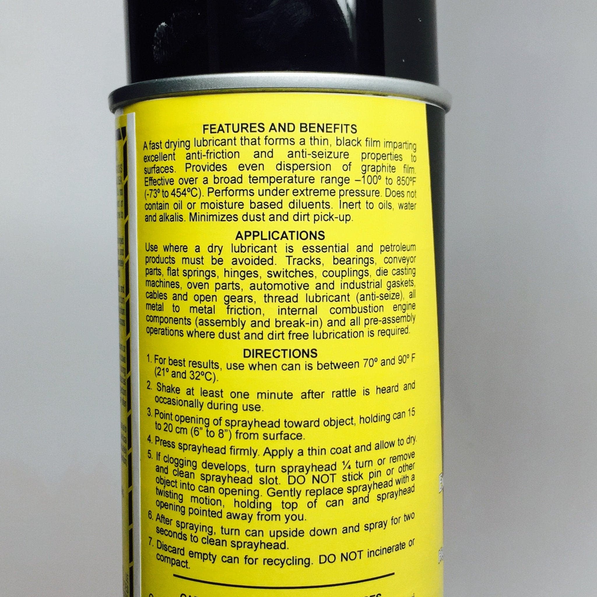 CI DRY GRAPHITE LUBRICANT The Custodian Commercial Sanitation & Industrial Maintenance Products