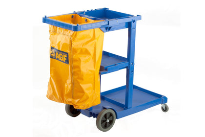 Janitor Cleaning Cart w/Vinyl Bag The Custodian Commercial Sanitation & Industrial Maintenance Products