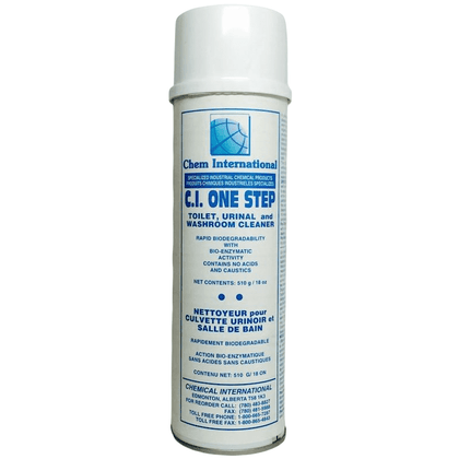CI ONE STEP Enzyme Restroom Cleaner The Custodian Commercial Sanitation & Industrial Maintenance Products