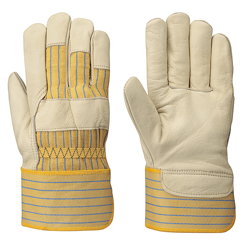 Pile Lined Grain Leather Patch Palm Work Glove The Custodian Commercial Sanitation & Industrial Maintenance Products