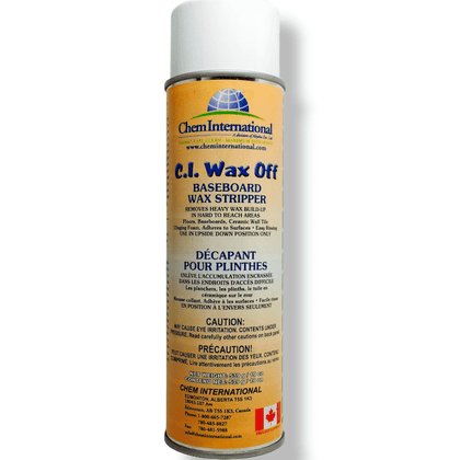 CI WAX OFF Baseboard Wax Remover The Custodian Commercial Sanitation & Industrial Maintenance Products