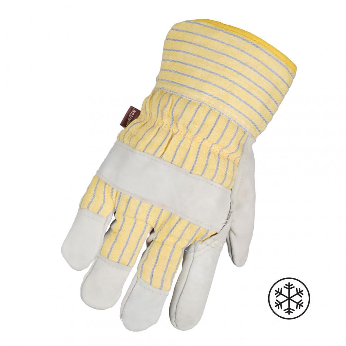 Horizon® Cowhide Patch Palm Gloves with Fleece Lining The Custodian Commercial Sanitation & Industrial Maintenance Products