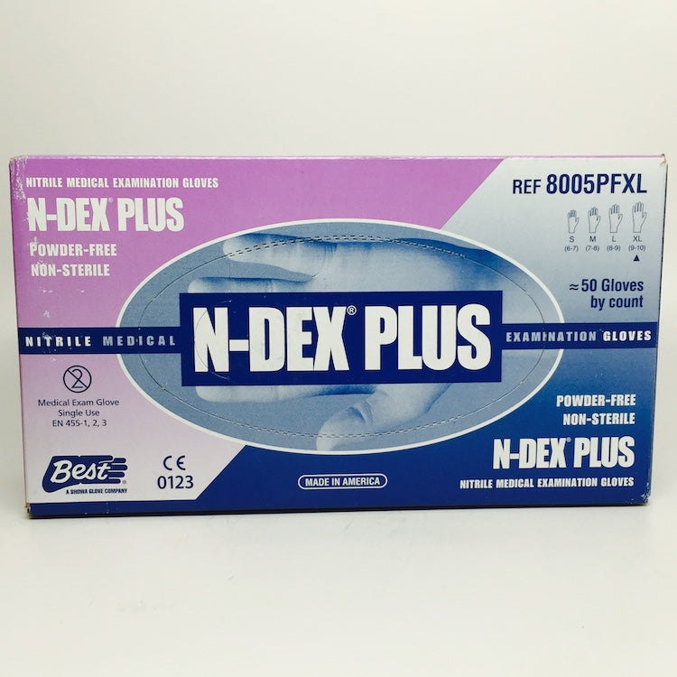 N-Dex 8005PF 100% Nitrile Gloves The Custodian Commercial Sanitation & Industrial Maintenance Products