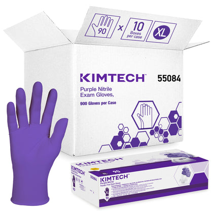 Kimberly-Clark Purple Nitrile Exam Gloves The Custodian Commercial Sanitation & Industrial Maintenance Products