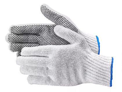 Sure-Grip 7-gauge PVC-dotted Economy Knit Gloves The Custodian Commercial Sanitation & Industrial Maintenance Products