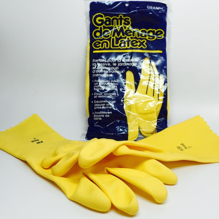 Yellow gloves The Custodian Commercial Sanitation & Industrial Maintenance Products