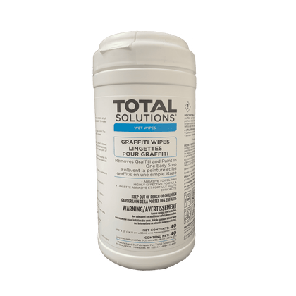 Total Solutions Graffiti Remover Wipes The Custodian Commercial Sanitation & Industrial Maintenance Products
